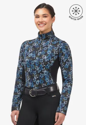On Course 1/4 Zip Fleece Long Sleeve Tech Top