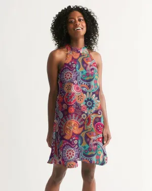 Peex Halter Flare Dress