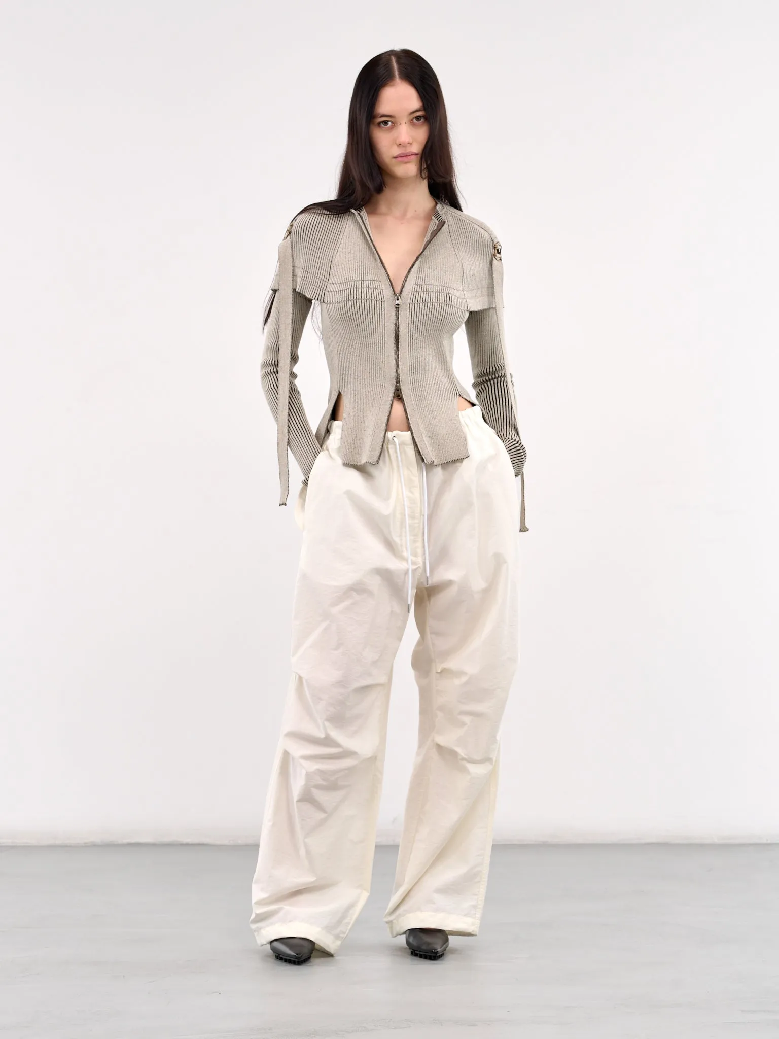 Relaxed Fit Trousers (AK0824-WHITE)