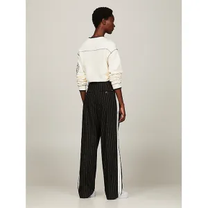RELAXED STRAIGHT PINSTRIPE PANT