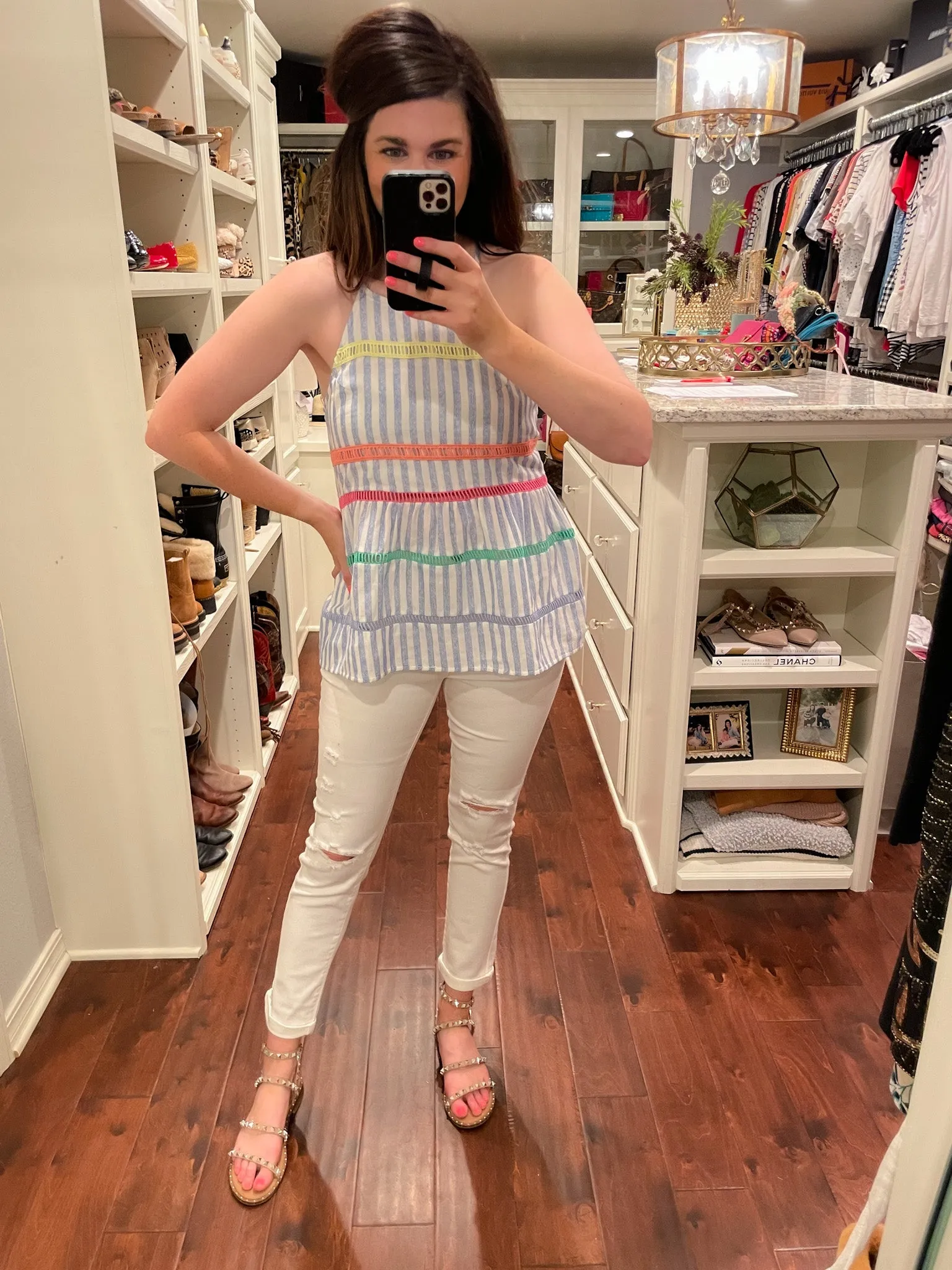 SALE! Bethany Beach Tank in Stripes