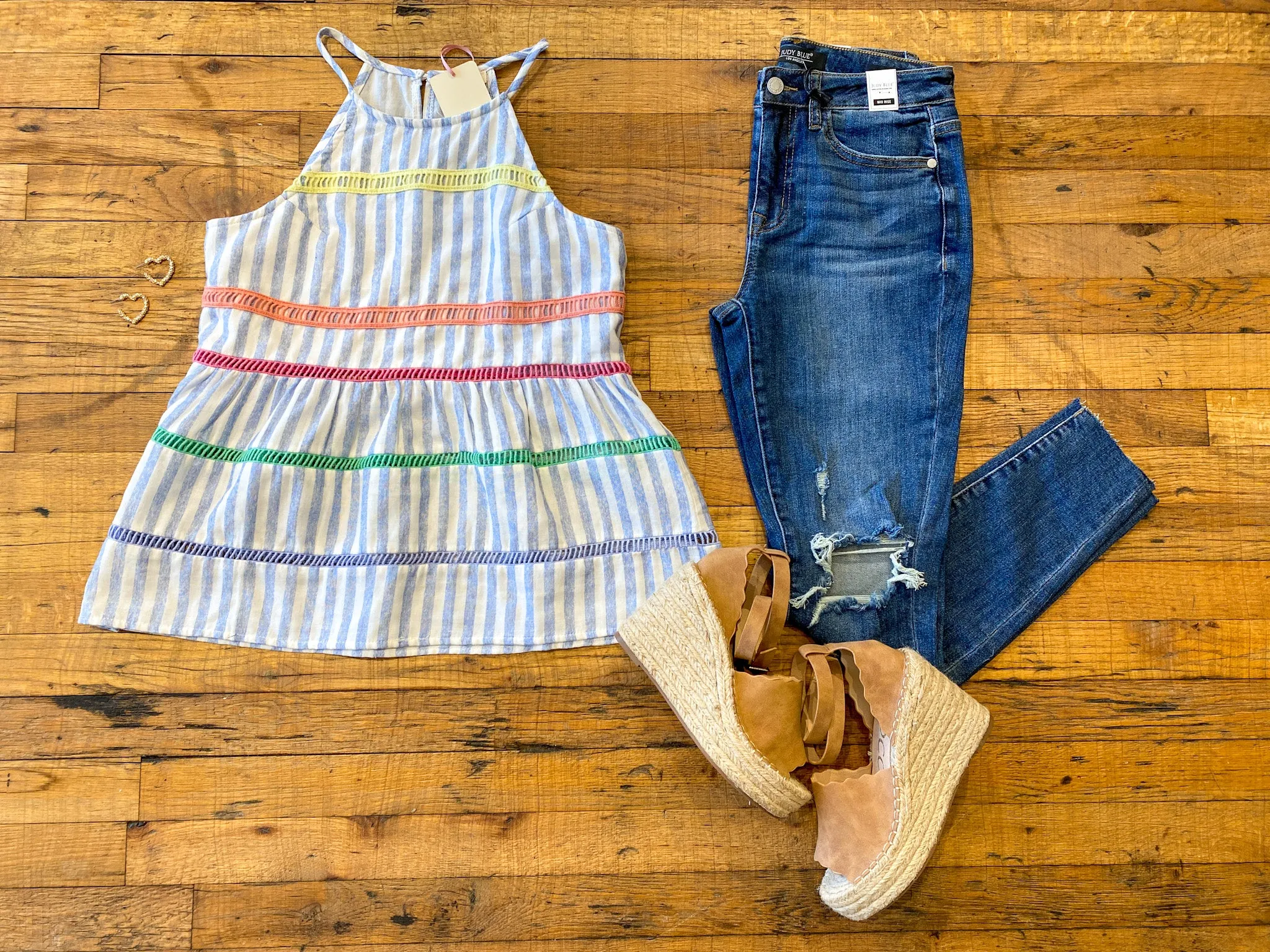 SALE! Bethany Beach Tank in Stripes
