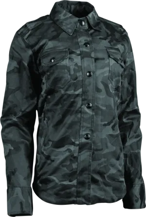 Speed and Strength Speed Society Armored Moto Shirt Camouflage Womens - 3XL