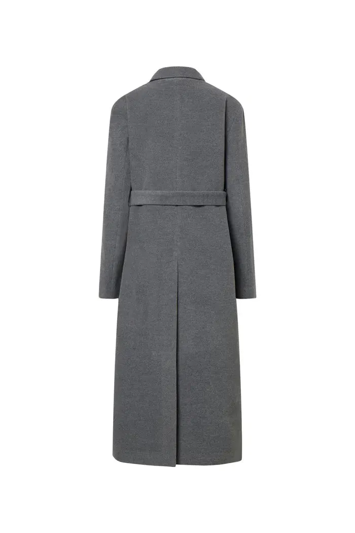 Stanley Lounge Robe Inspired Coat in Wool-Alpaca Melton