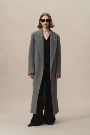 Stanley Lounge Robe Inspired Coat in Wool-Alpaca Melton