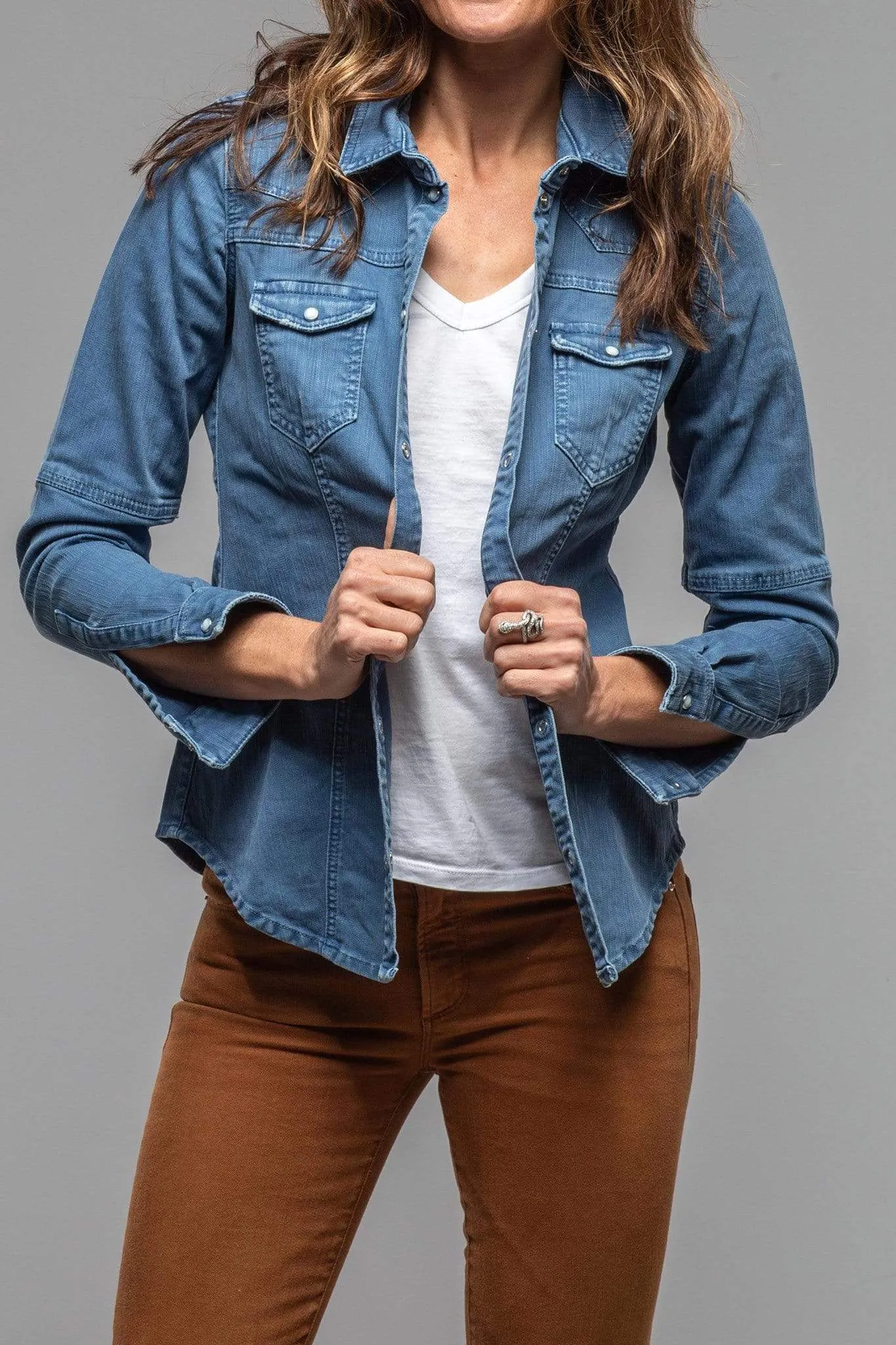 Sweetwater Stone Wash Denim Shirt In Indigo