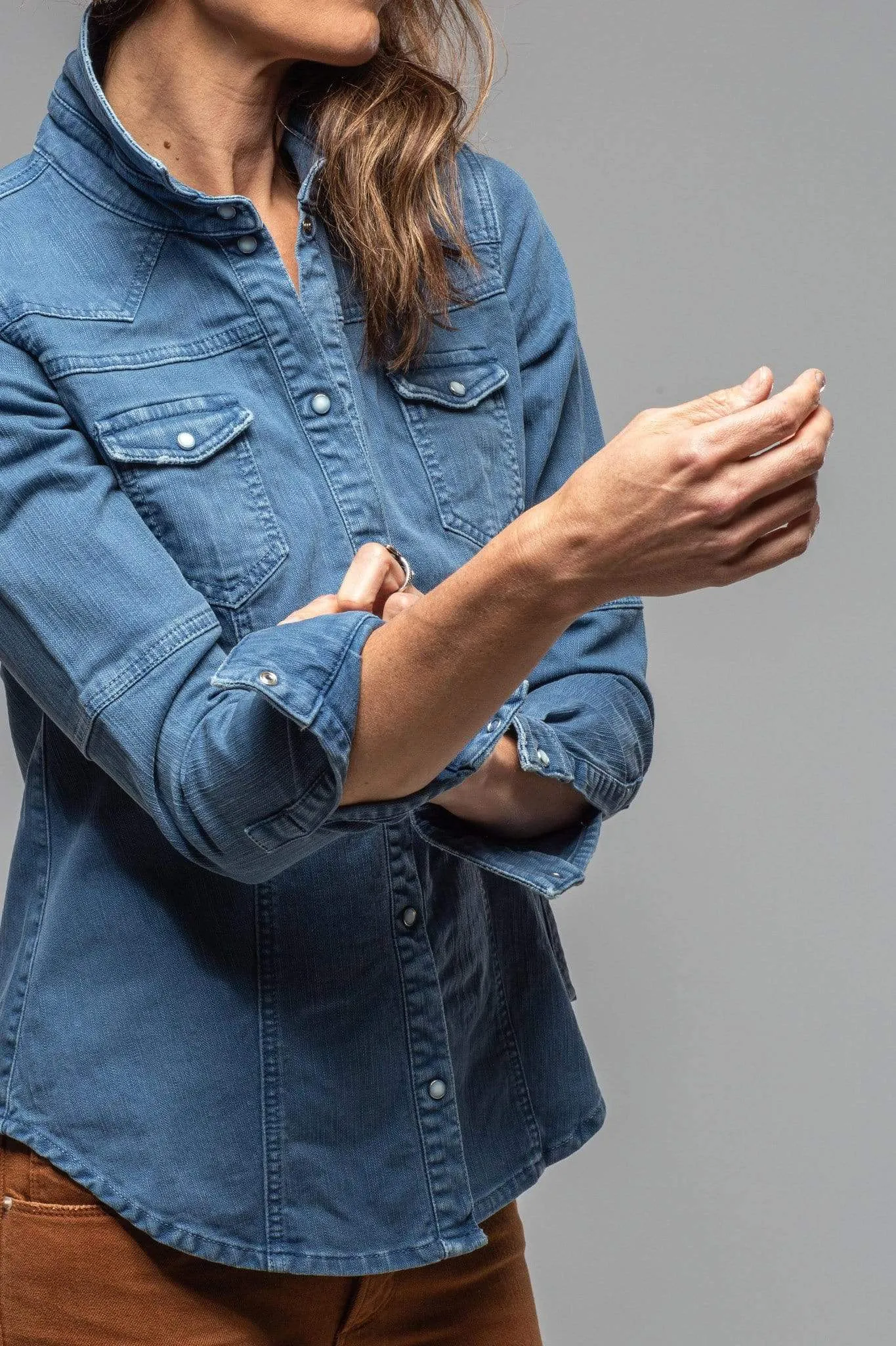 Sweetwater Stone Wash Denim Shirt In Indigo