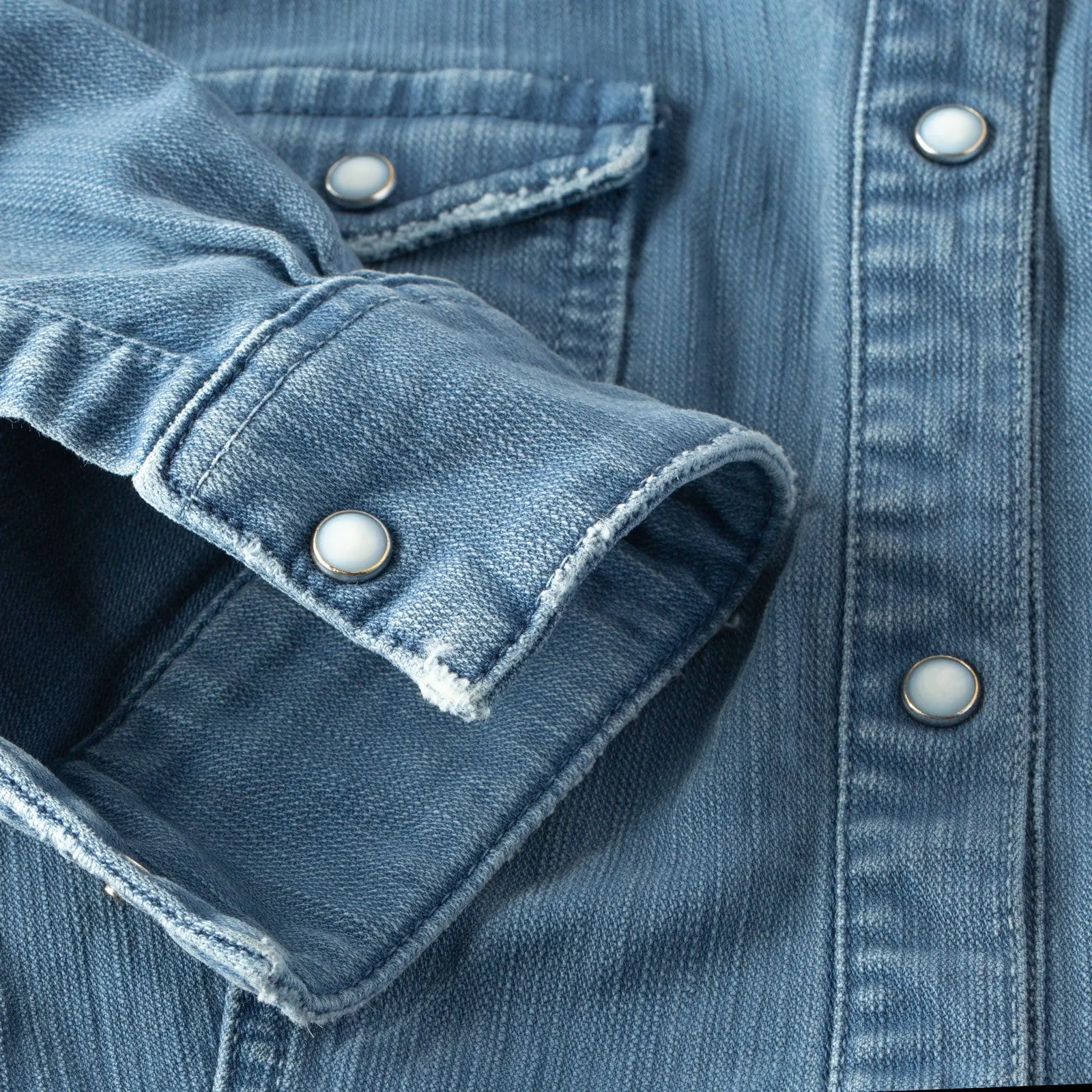 Sweetwater Stone Wash Denim Shirt In Indigo
