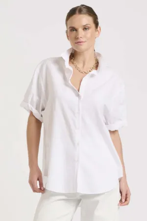The Annie Short Sleeve Shirt | White