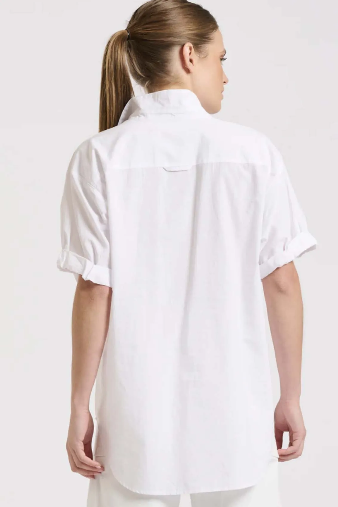 The Annie Short Sleeve Shirt | White