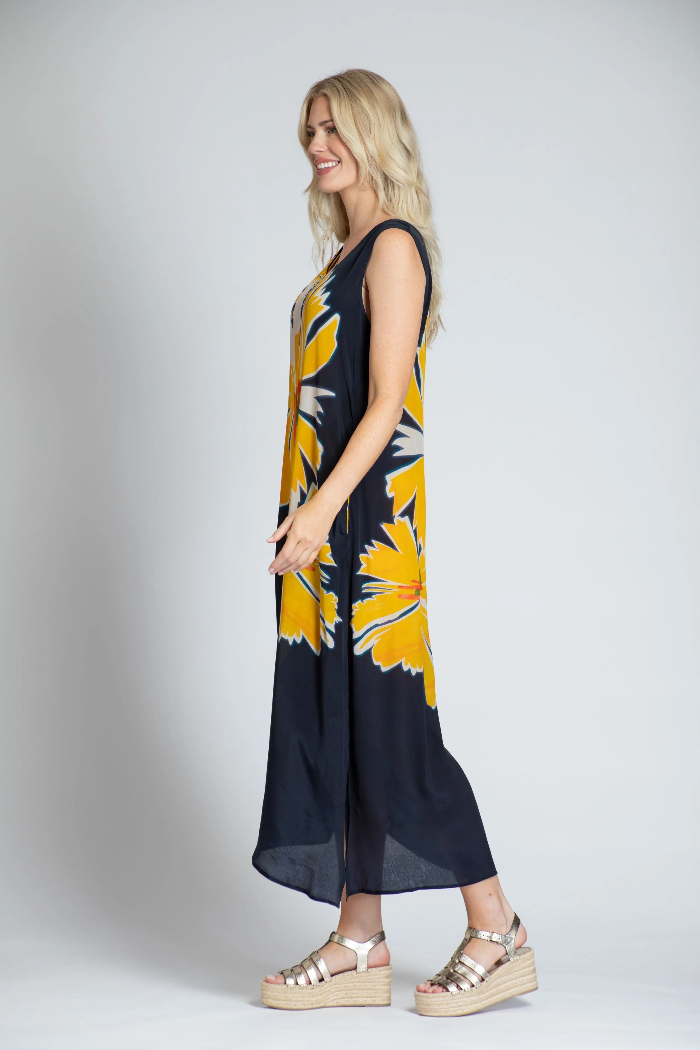 V-neck Tank Long Dress