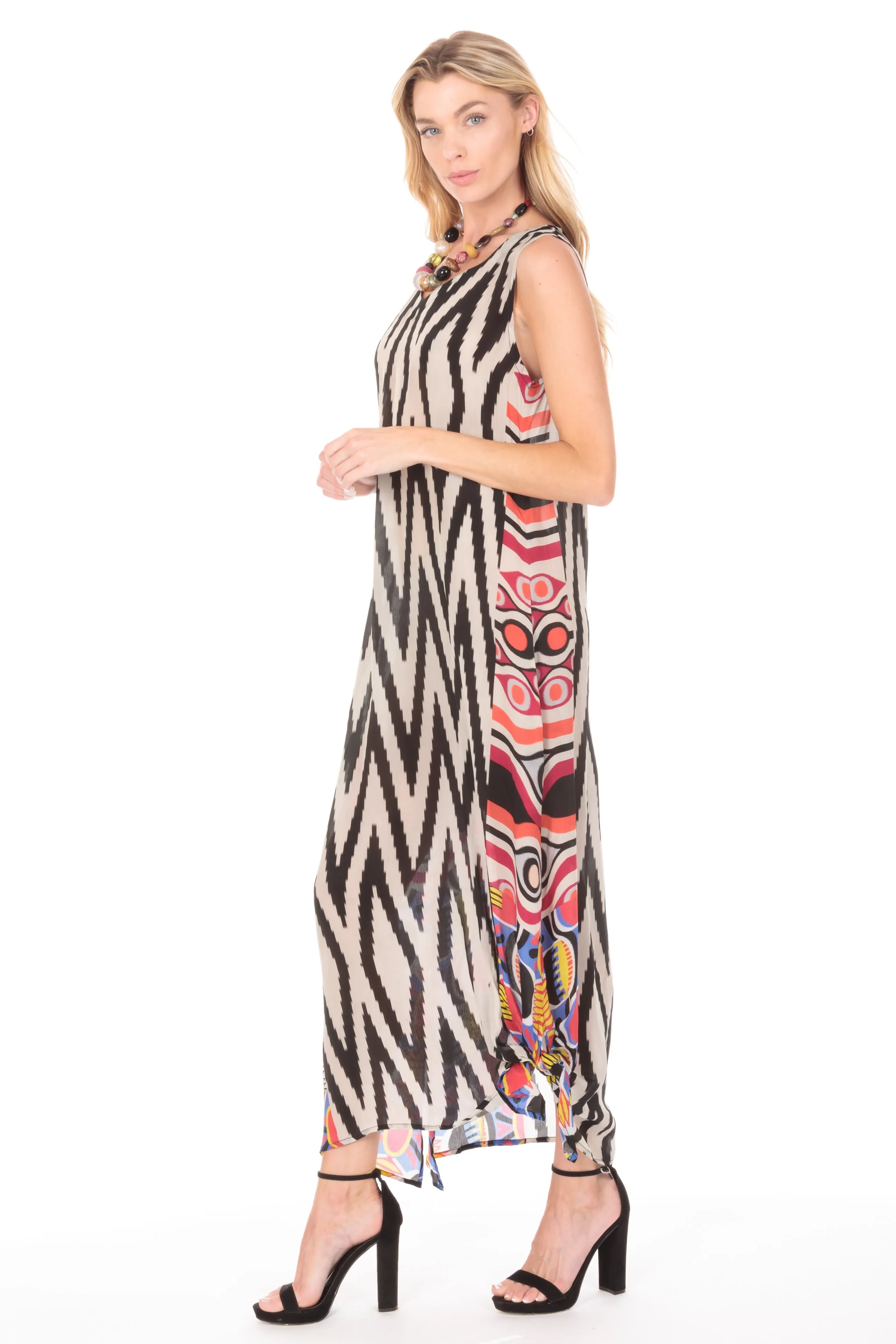 V-neck Tank Long Dress