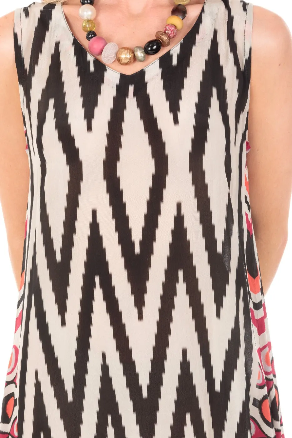 V-neck Tank Long Dress