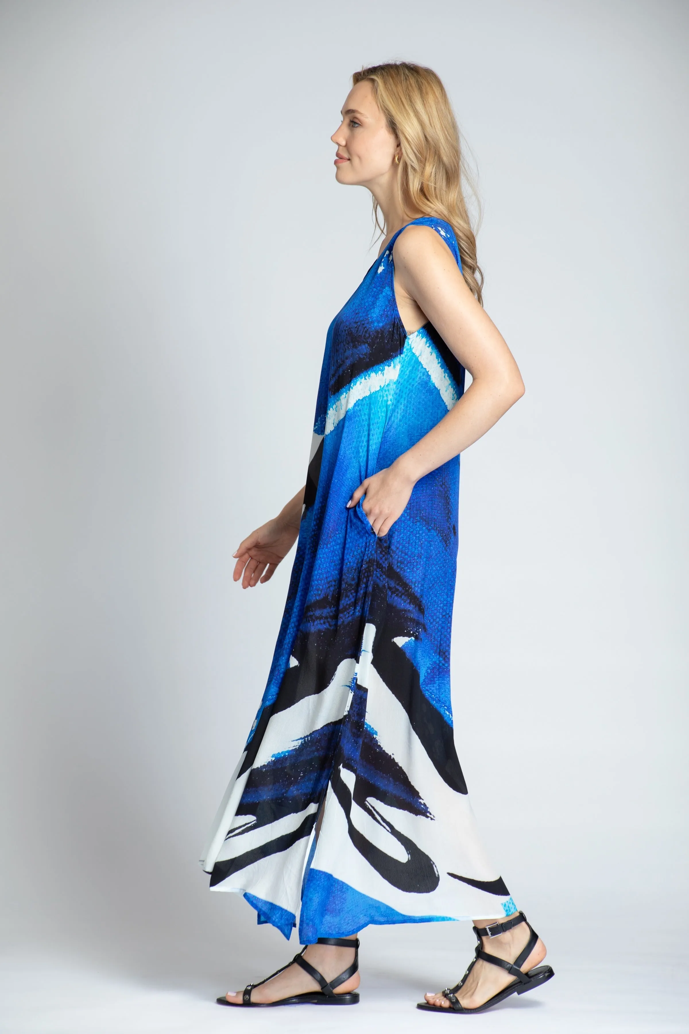 V-neck Tank Long Dress