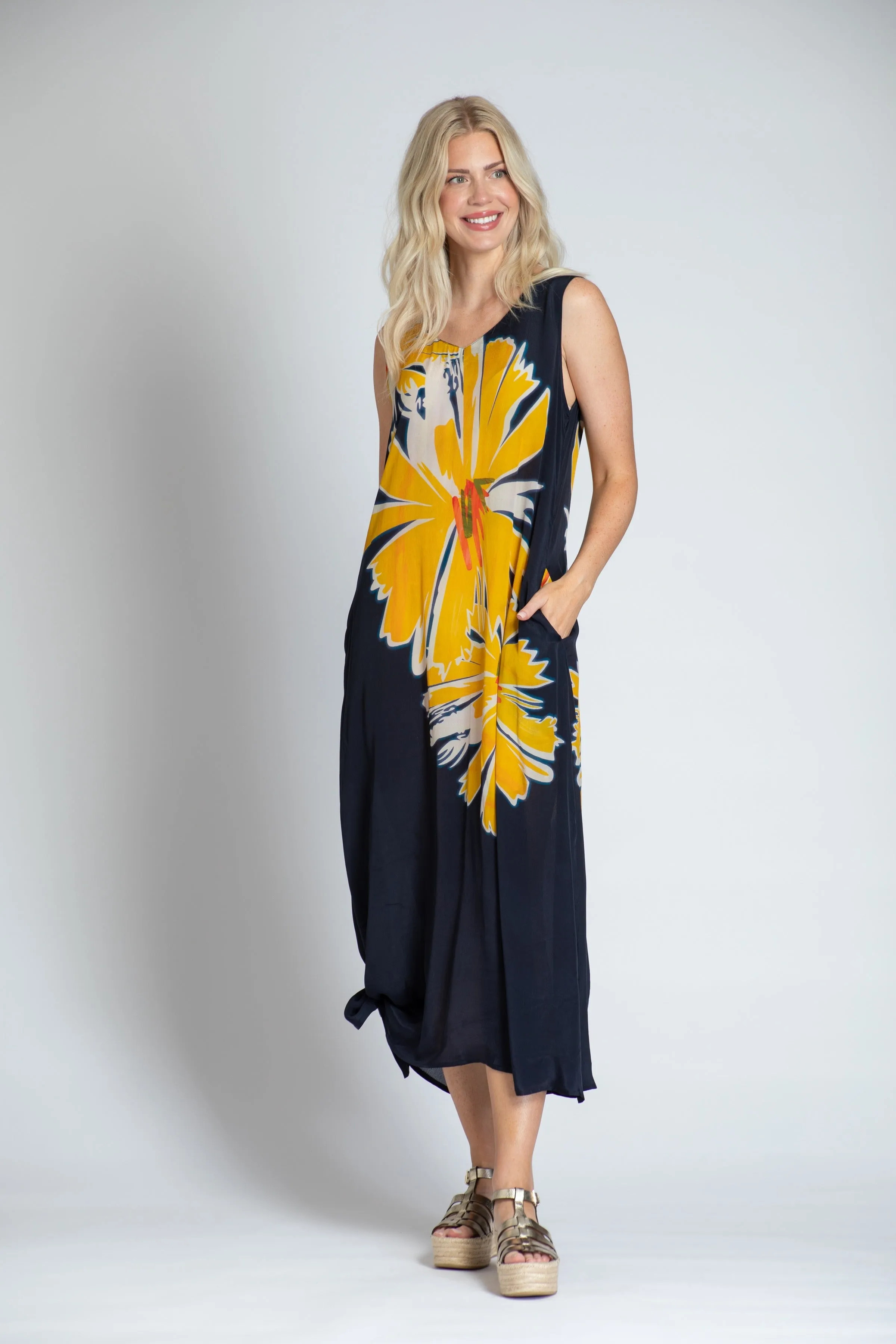 V-neck Tank Long Dress