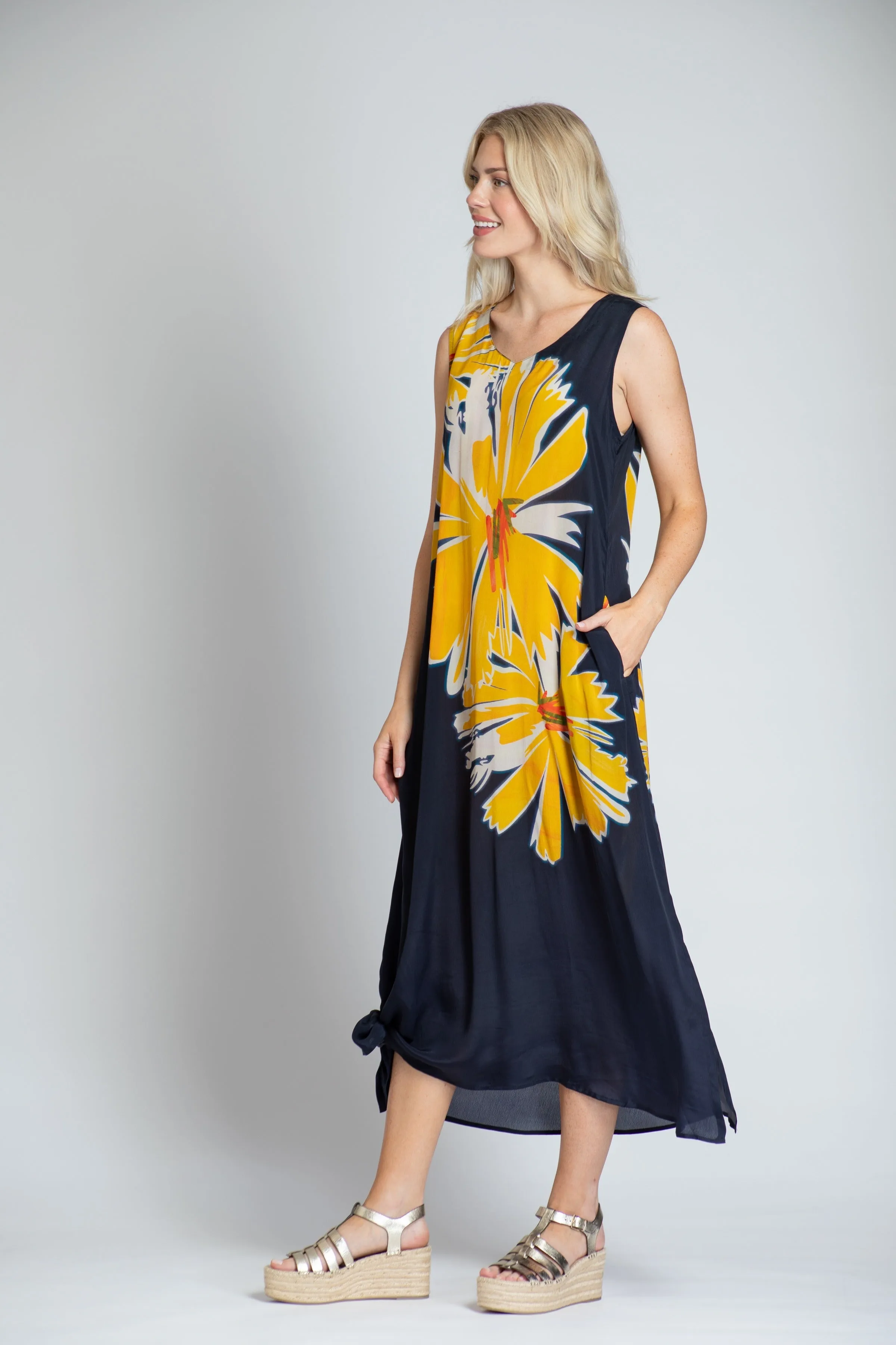 V-neck Tank Long Dress