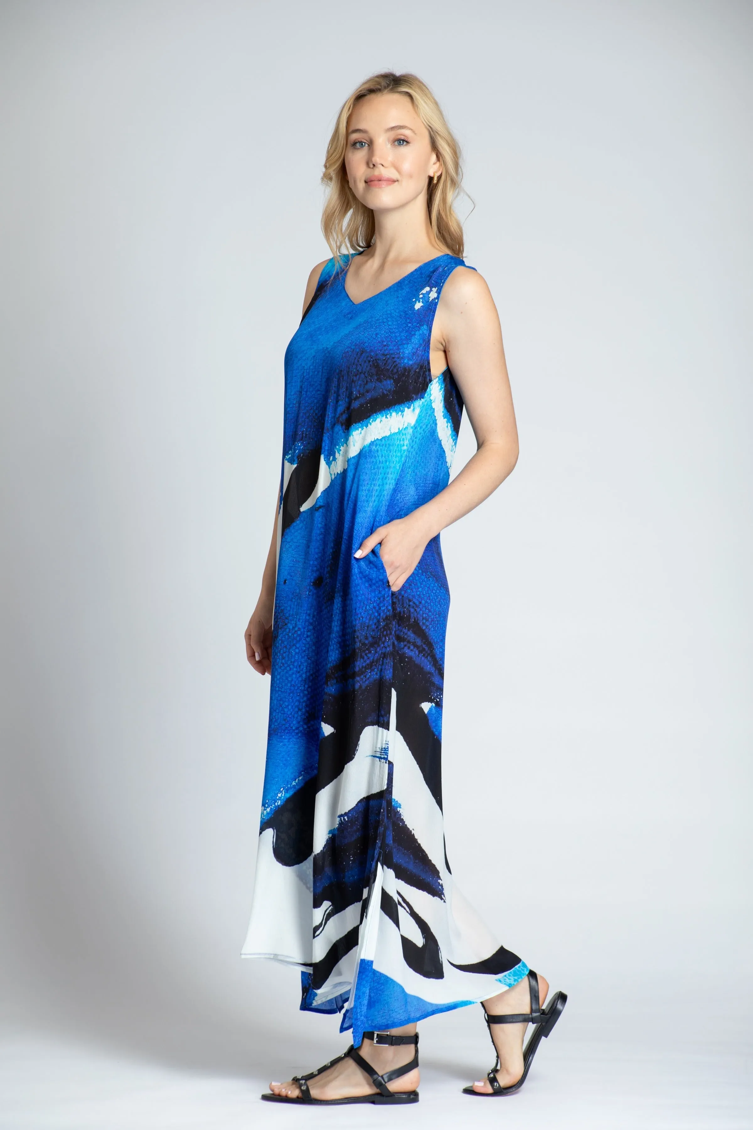 V-neck Tank Long Dress