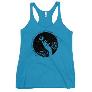Witches and Women Round Women's Racerback Tank