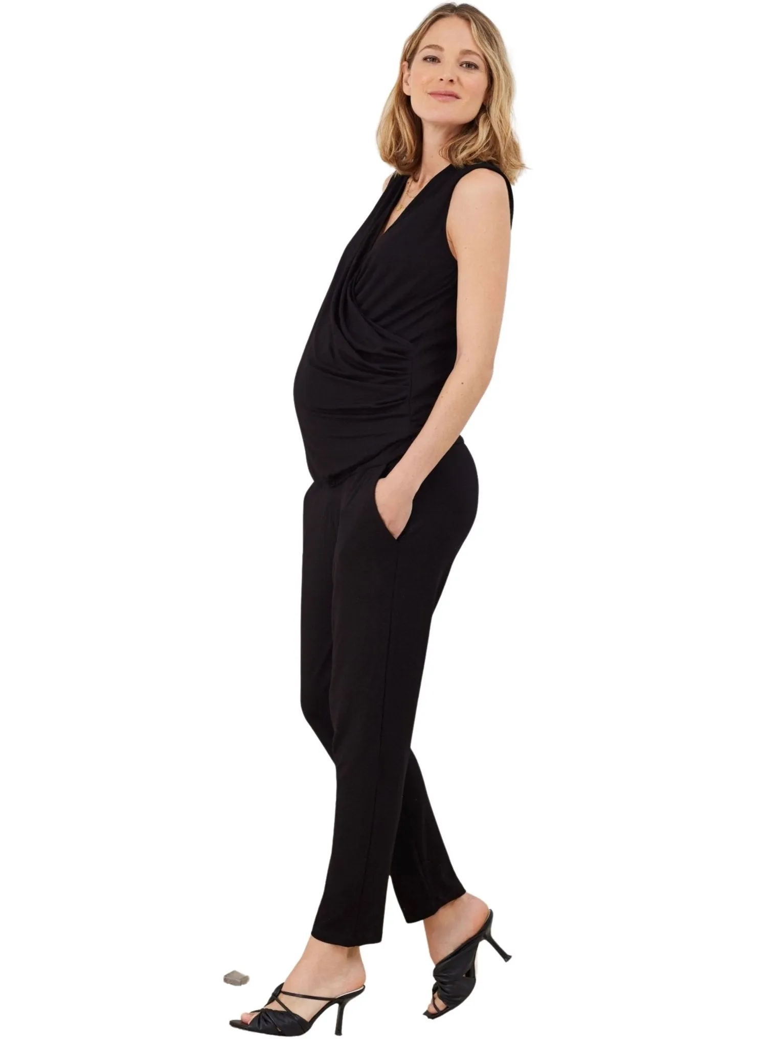 Zoey Maternity Jumpsuit